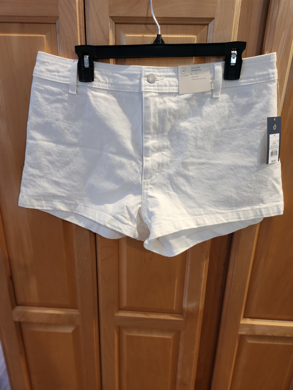 Universal Thread White Denim Sailor Shorts